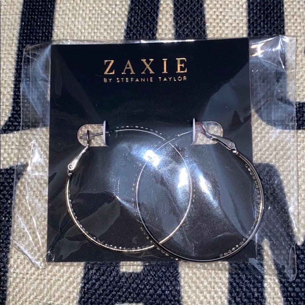 Zaxie by Stefanie Taylor Play It Hoop Earrings